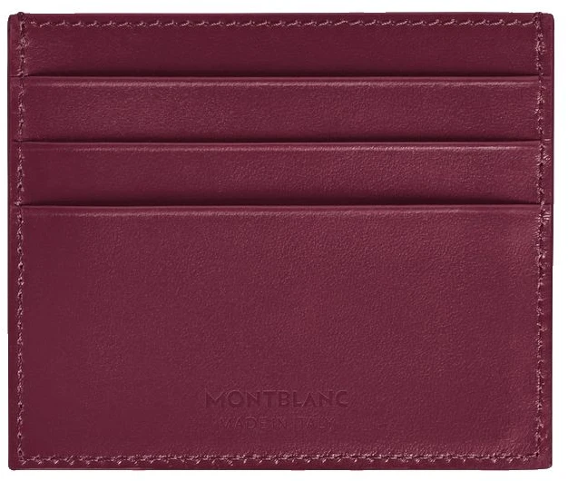 Mont Blanc Kortelių dėklas MONTBLANC MB199302 (vyrams ir moterims), bordo, dydis 10X0,5X8 cm