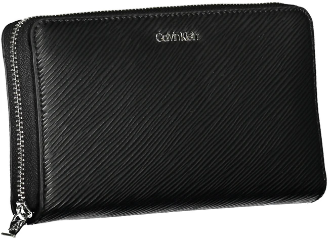 Piniginė CALVIN KLEIN K60K610266_NERO_BAX (moterims), juoda