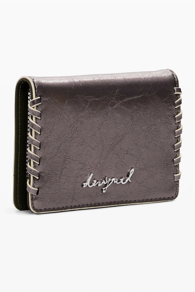 Piniginė DESIGUAL 25WAYP38_BR9067 (moterims), bronzos spalvos