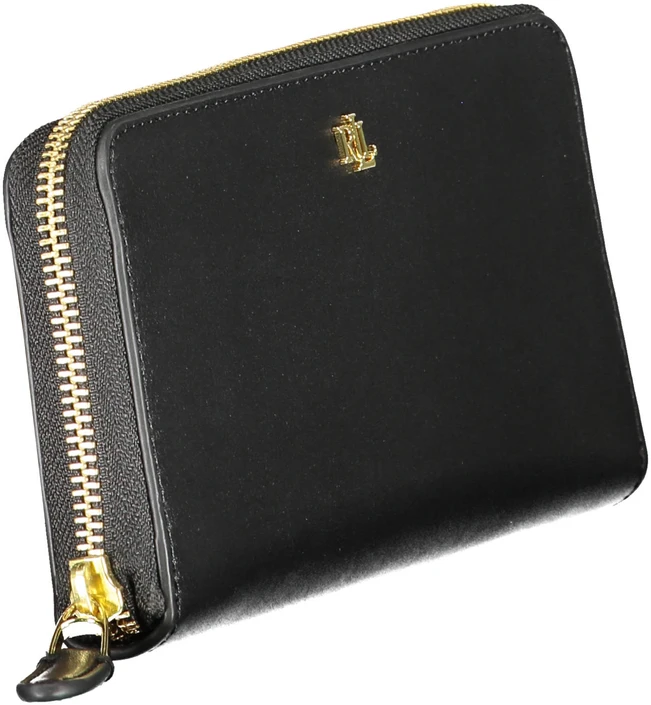 Piniginė RALPH LAUREN 432876730003_NERO_BLACK (moterims), juoda