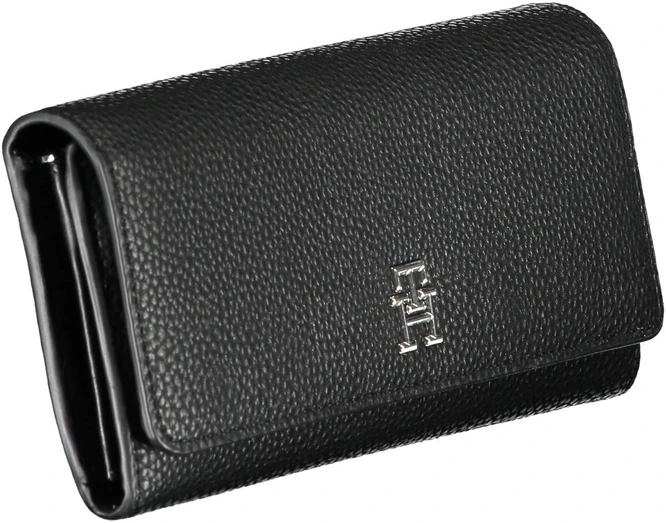 Piniginė TOMMY HILFIGER AW0AW14221_NERO_BDS (moterims), juoda