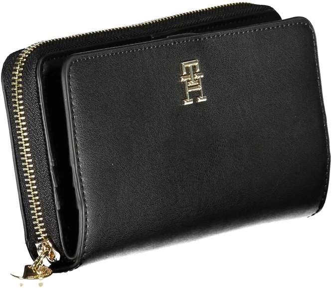 Piniginė TOMMY HILFIGER AW0AW14231_NERO_BDS (moterims), juoda