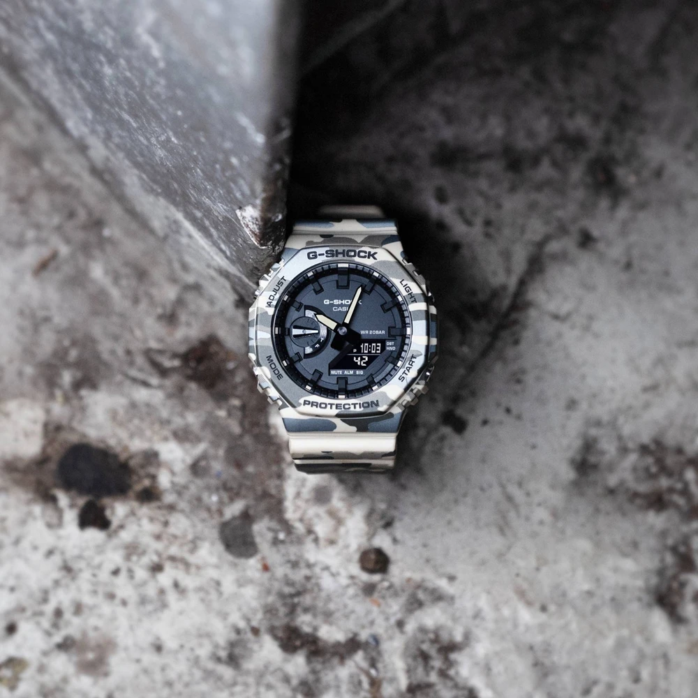 Laikrodis Casio G-shock Original GA-2100CM-5AER Carbon Core Guard
