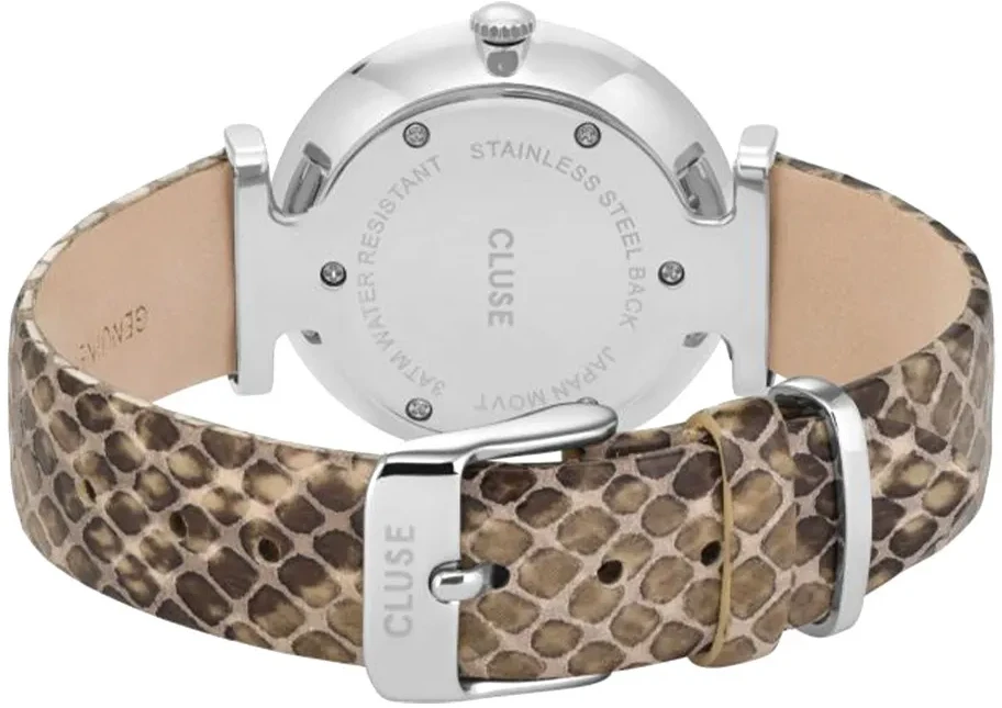 Rankinis laikrodis CLUSE CL61009 (moterims), sidabro spalvos, dydis 33 mm