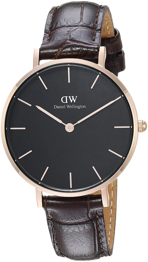 Laikrodis DANIEL WELLINGTON DW00100170. Kvarcas, Juoda Spalva. Moteris.