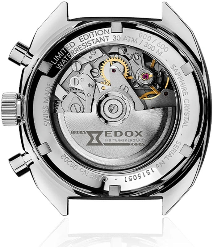 Rankinis laikrodis EDOX 08202-3GG-GIN (vyrams)