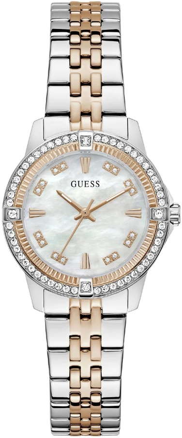 Moteriškas laikrodis Guess Colette GW1027L5 sidabro ir rožinio aukso spalvos