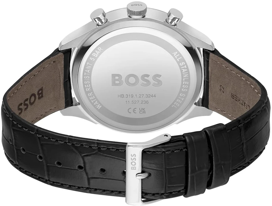 Rankinis laikrodis HUGO BOSS 1514049 (vyrams), pilka, dydis 45 mm