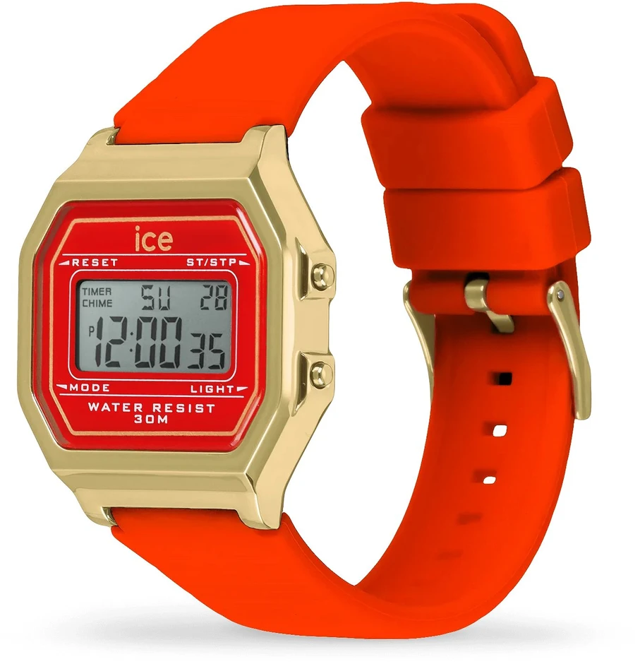 Laikrodis ICE 022070. Kvarcas, Raudonos spalvos. Unisex.