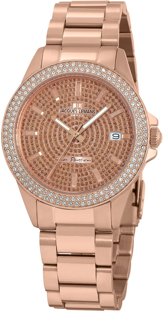 Rankinis laikrodis JACQUES LEMANS LP-129B (moterims)