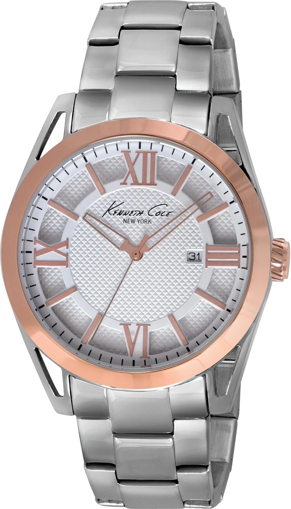 Laikrodis KENNETH COLE IKC9373. Kwarcowy, Kolor BRONZE. Mężczyzna.