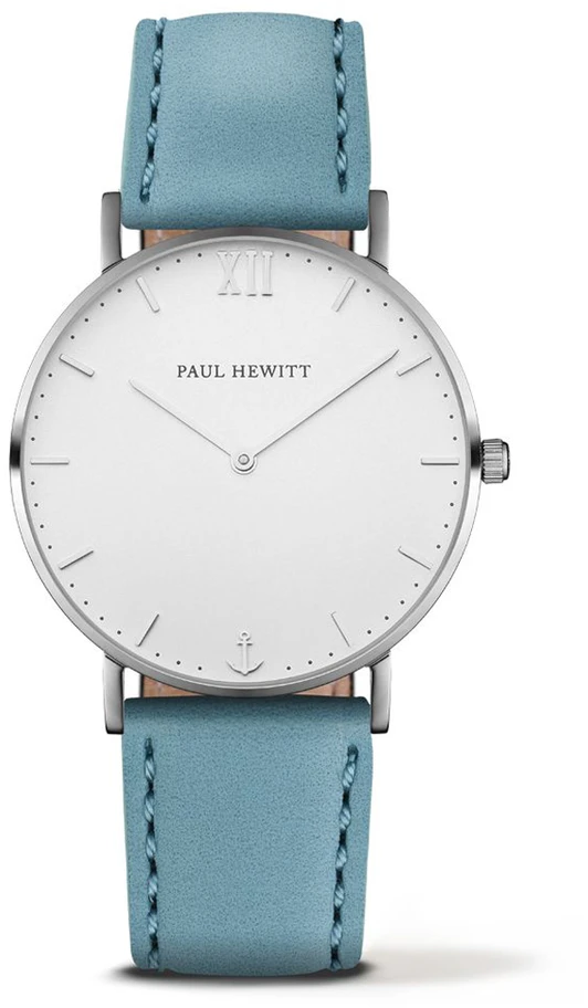 Laikrodis PAUL HEWITT PH-SA-SSTW23S. Kwarcowy, Kolor balta. Unisex.