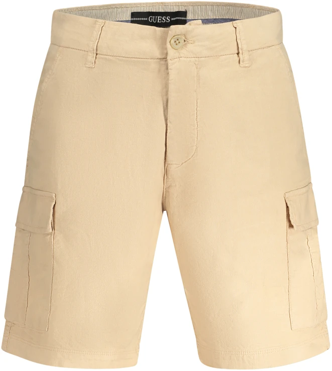 Šortai GUESS JEANS M4GD44WEJA0_BEG1L7 (vyrams), smėlio