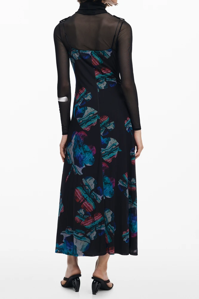 Suknelė DESIGUAL 25WWVK03_NE2000 (moterims), juoda