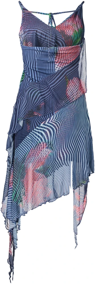 Suknelė DESIGUAL 26SWVK36_BL5001 (moterims), mėlyna