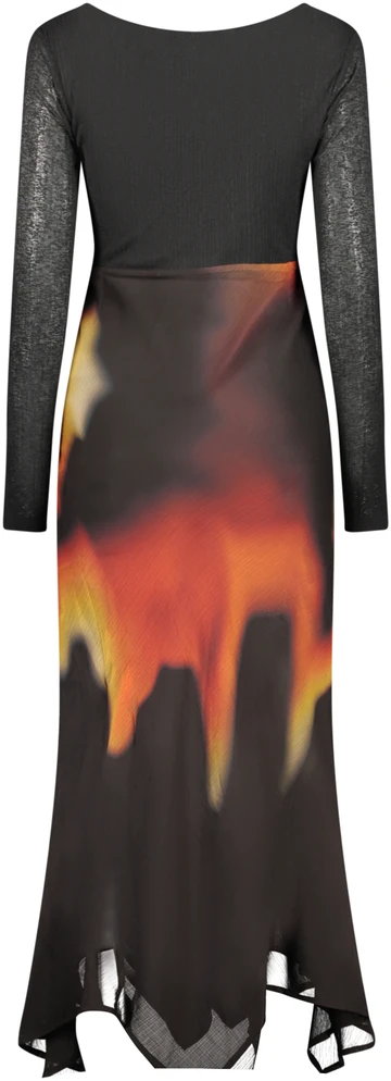 Suknelė DESIGUAL 26WWVW09NAPOLES_NE2000 (moterims), juoda