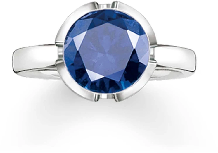 Biżuteria THOMAS SABO 036-048-32-52. Pierścionek, Kolor mėlyna sidabrinė. Kobieta.