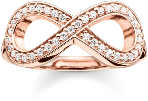 Biżuteria THOMAS SABO TR20144161446. Pierścionek, Kolor rožinė auksinė. Kobieta.