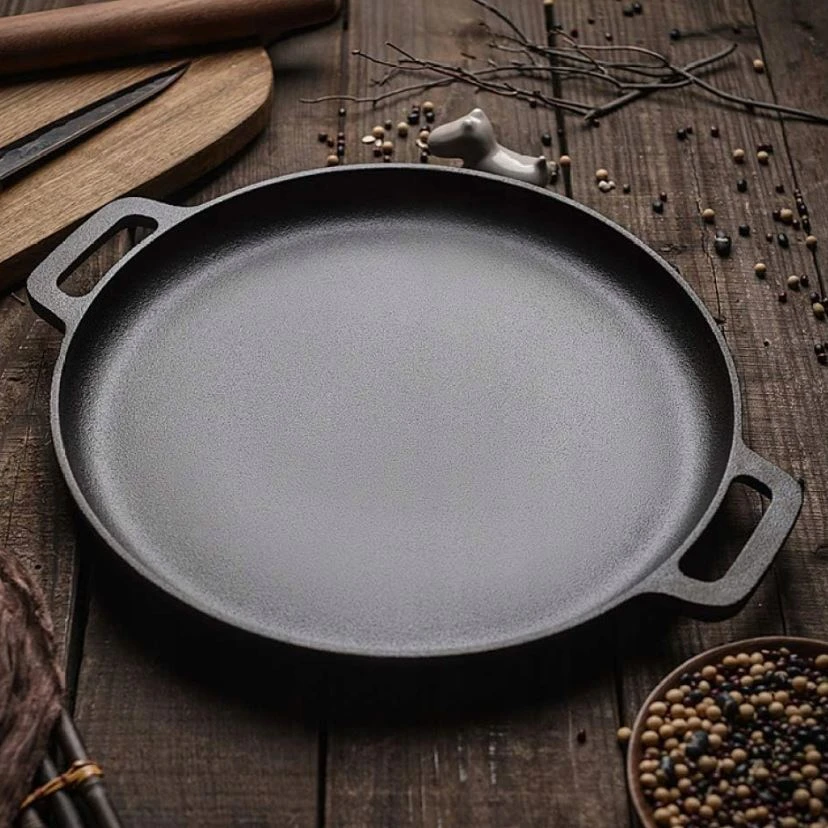 Big Jeff Plokščia ketaus keptuvė 30 cm