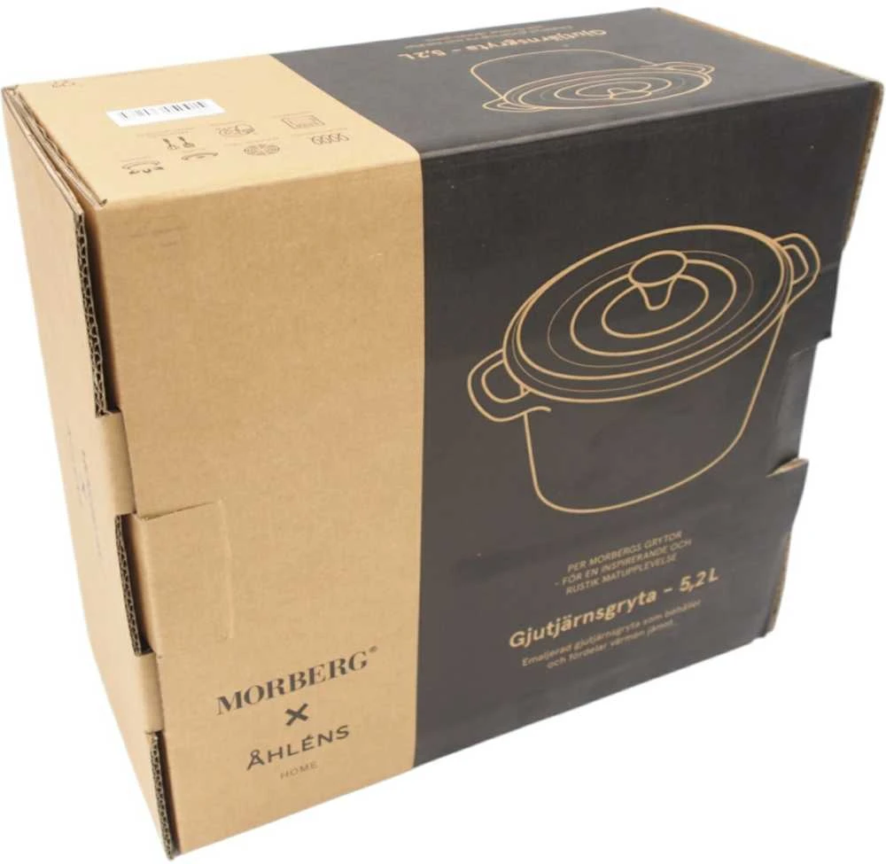 MORBERG x ÅHLÉNS emaliuotas ketaus puodas 5.2 L