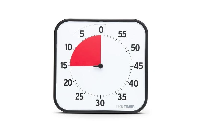 Dėlionė Laikmatis / atgalinio skaičiavimo laikrodis - Time Timer audible Large su Magnetais (30x30 cm), JAC5109