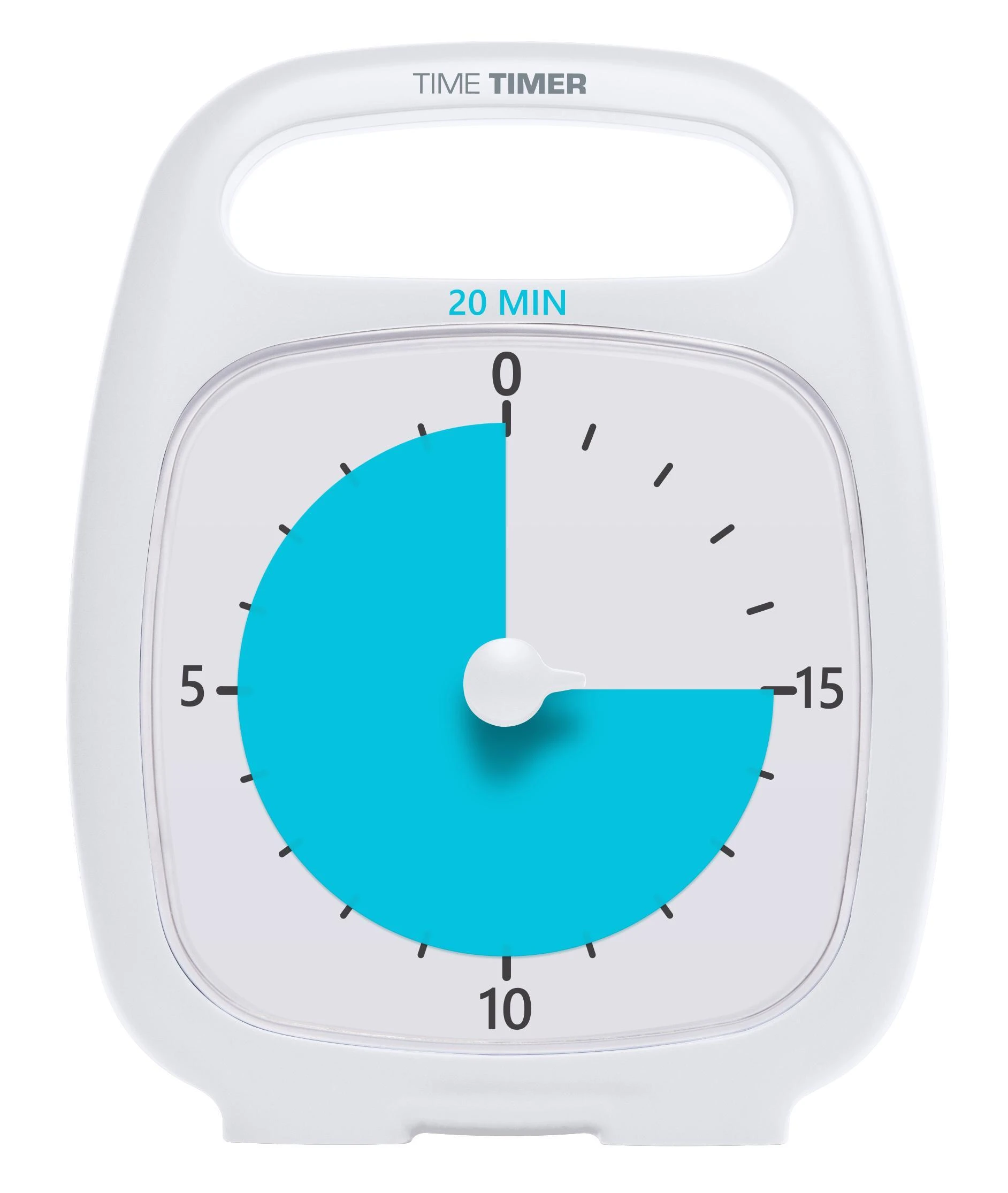 Dėlionė Laikmatis / atgalinio skaičiavimo laikrodis - Time Timer PLUS 20 min, Baltas (14x18 cm), JAC5033