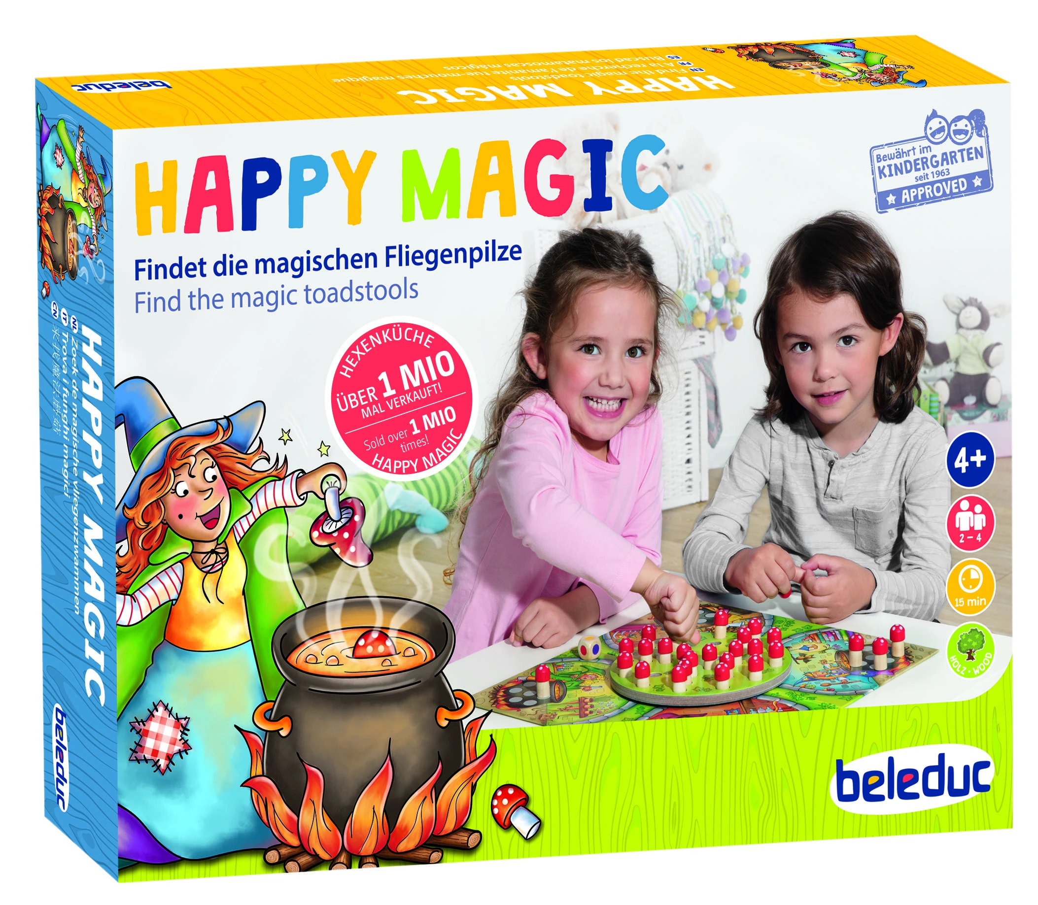 Atnaujinta Beleduc lavinamoji priemonė - stalo žaidimas Linksmoji magija (22700)