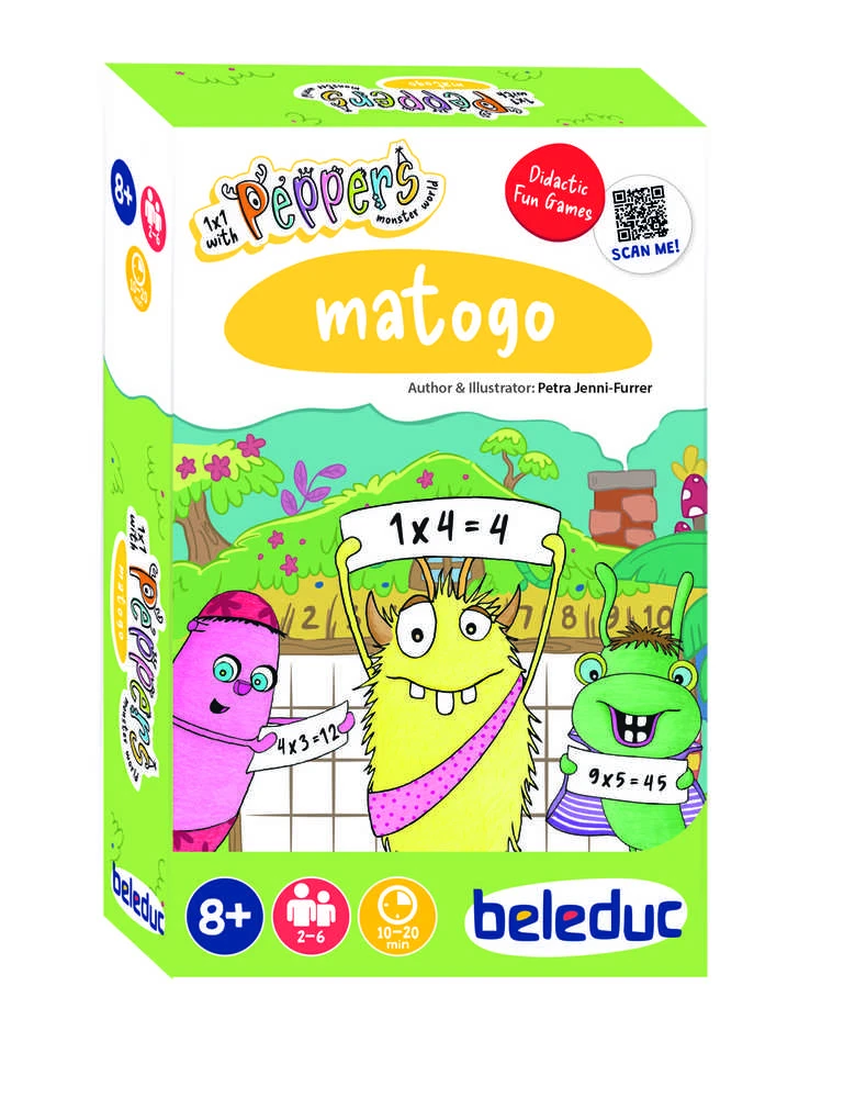Dėlionė Beleduc edukacinė priemonė - Monstrai Peppersai "Matogo" (22904)