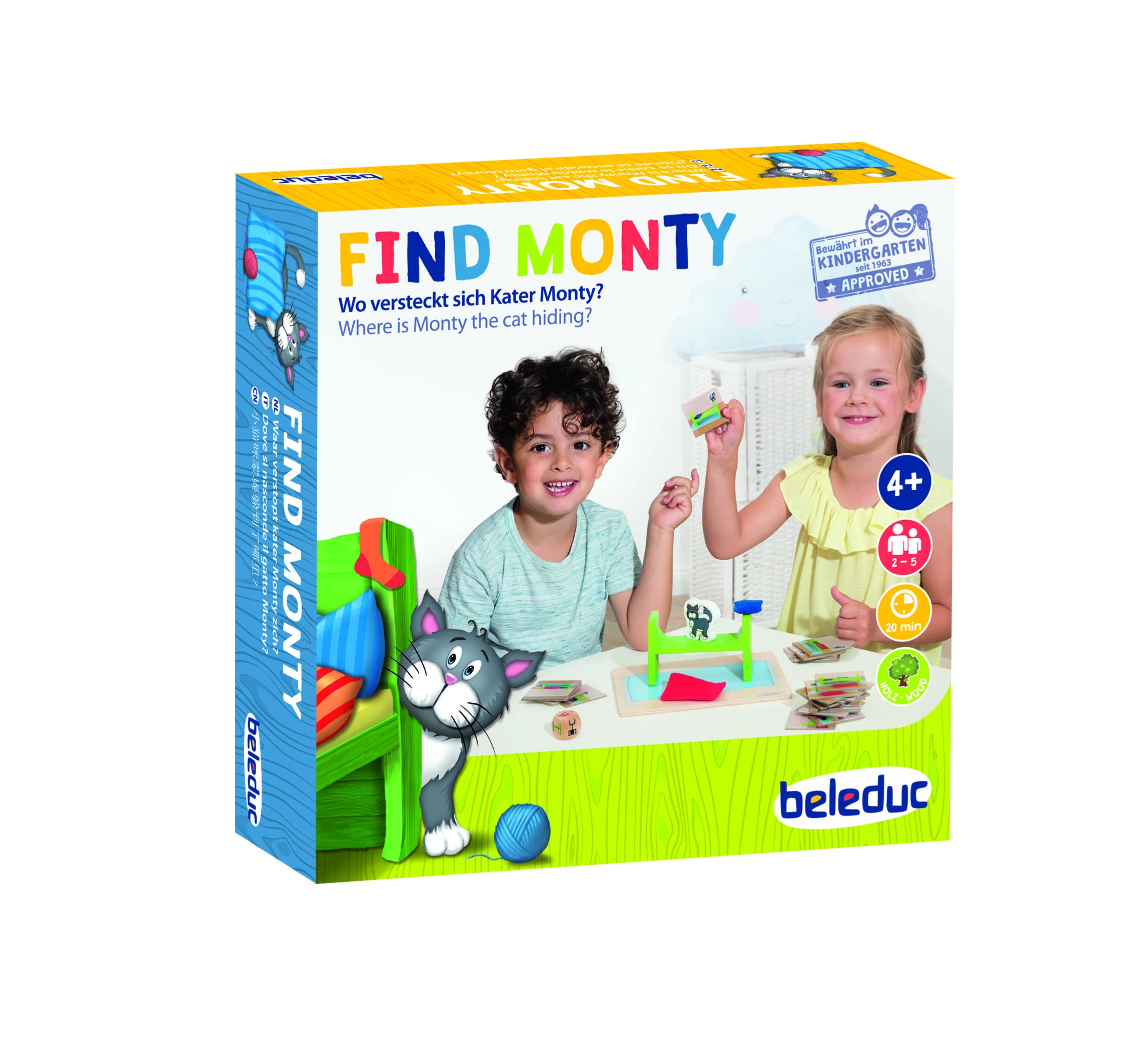 Beleduc lavinamoji priemonė - atminties ir kalbos lavinimo žaidimas Rask Montį (22411)