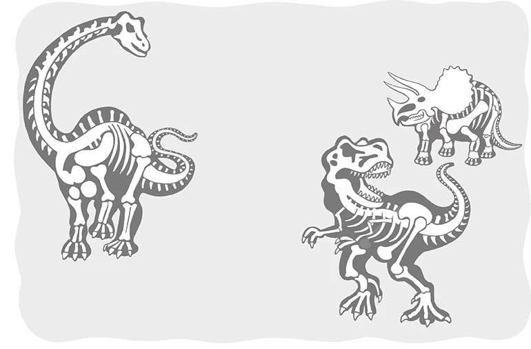 Beleduc lavinamoji priemone - sluoksniuota medinė dėlionė Dinozaurai (17062)