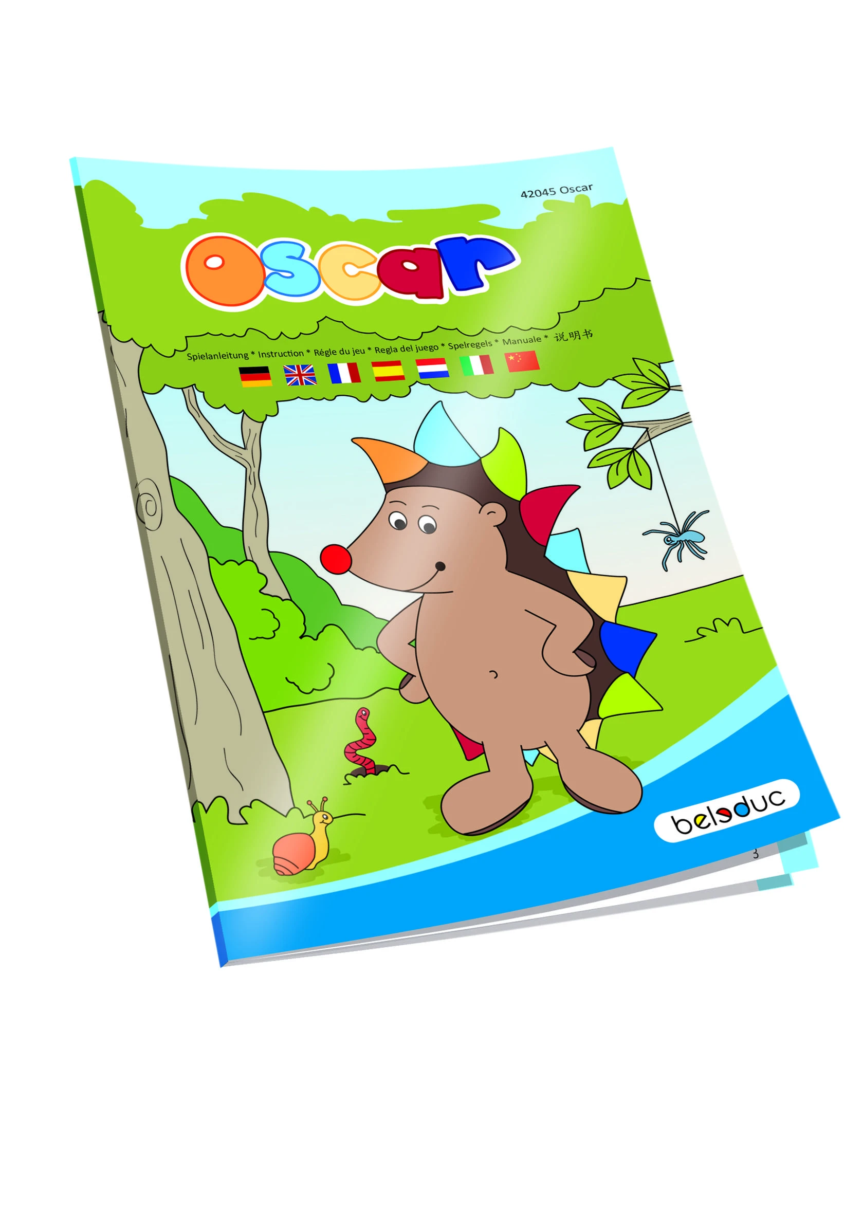 Dėlionė Beleduc minkštas, sensorinis žaislas - ežiukas "Oskaras" (42045)