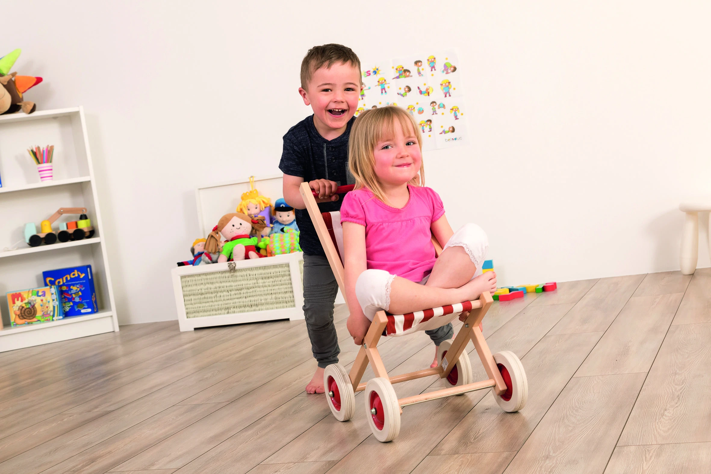 Beleduc priemonė vaidmenų žaidimui - vežimėlis Buggy (24401)