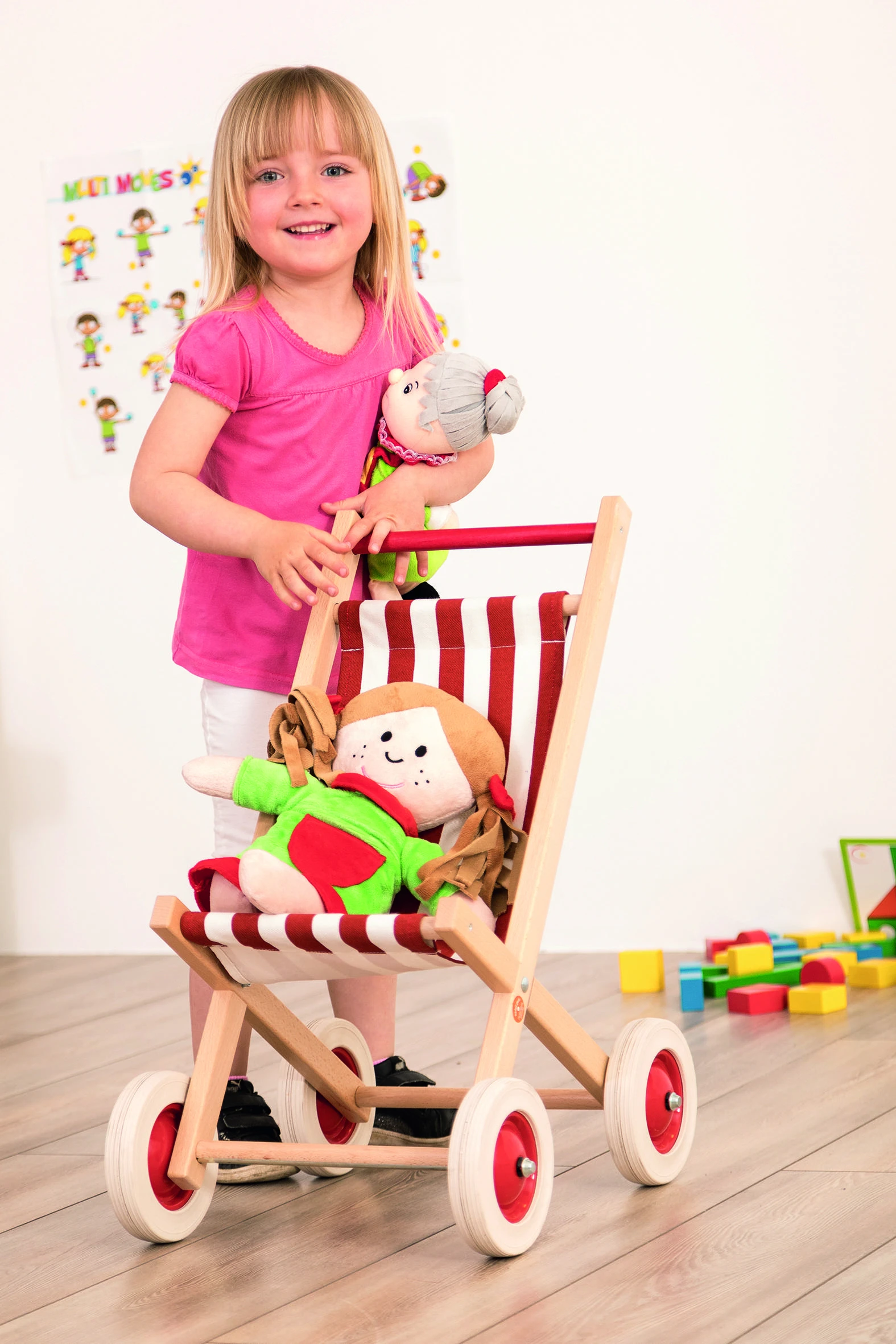 Beleduc priemonė vaidmenų žaidimui - vežimėlis Buggy (24401)