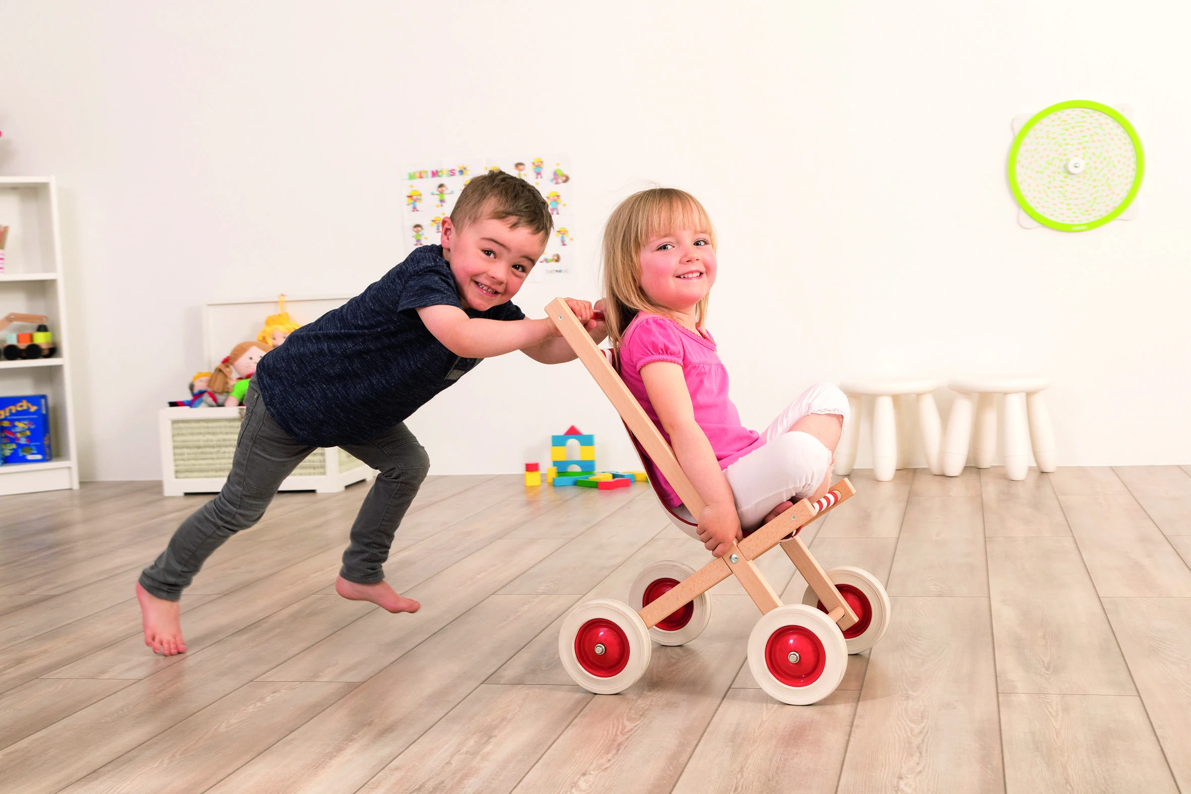Beleduc priemonė vaidmenų žaidimui - vežimėlis Buggy (24401)