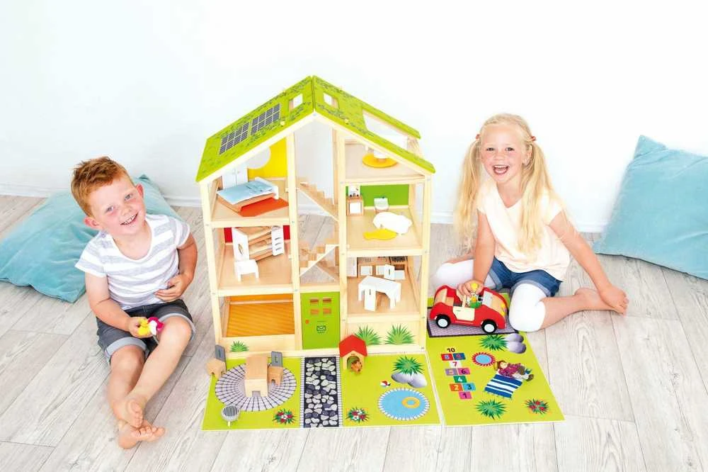 Dėlionė Beleduc XXL lėlių namelis, rinkinys darželiams (24235)