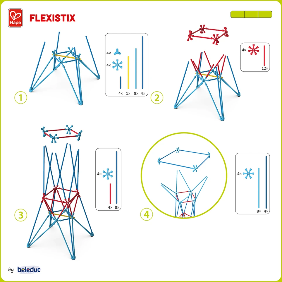 Beleduc konstruktorius "FlexiStix" (24200)