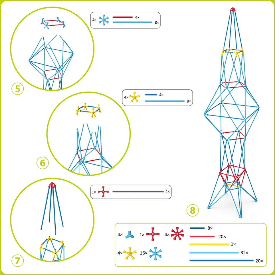 Beleduc konstruktorius "FlexiStix" (24200)