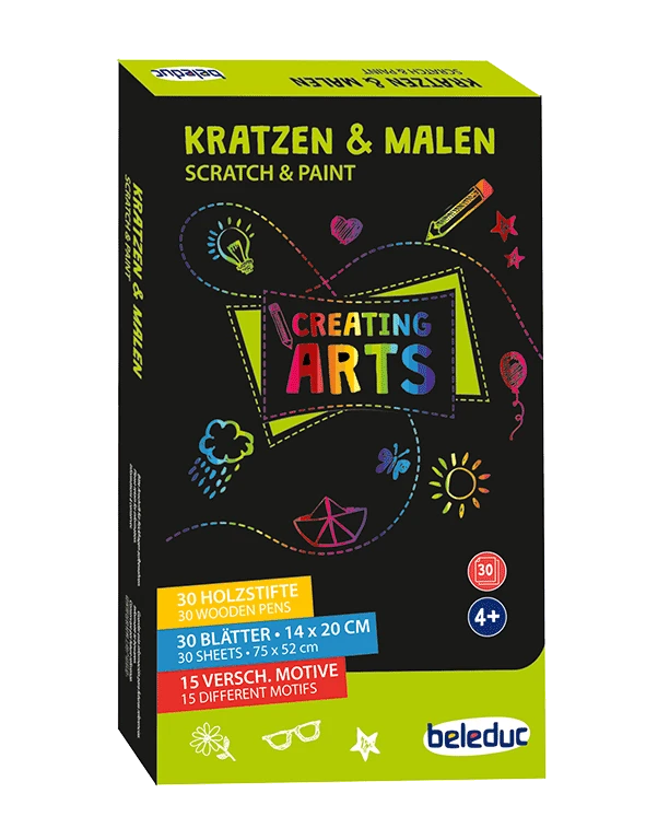 Dėlionė Beleduc nutrinamų kortelių rinkinys "Atvaizdai", 30 vnt. (53052)