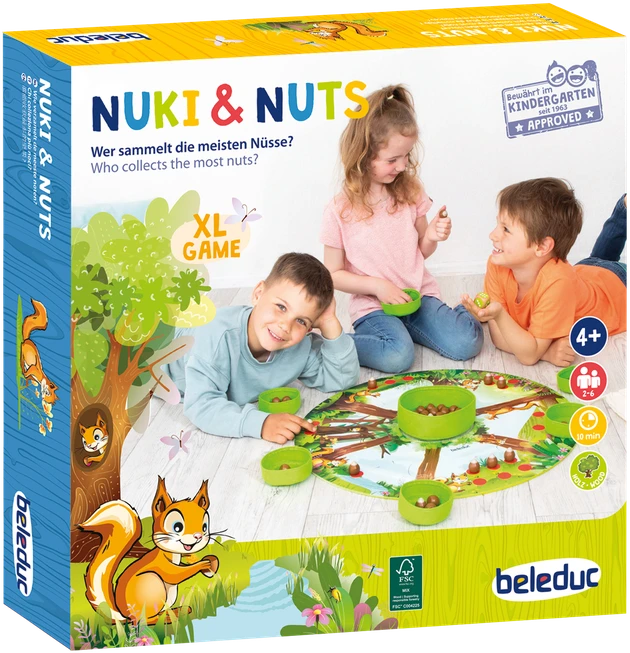 Dėlionė Beleduc žaidimas Nuki & Nuts (25586)