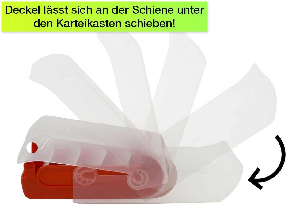 Dėlionė Timetex A8 kortelių susidėjimo dėžutė, plastikinė (be kortelių) (TT9342x)