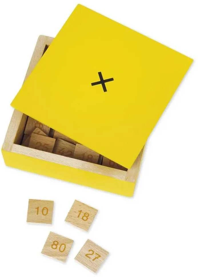 Dėlionė TimeTEX Daugybos užsiėmimų lentelės su mediniu rėmeliu "Montessori Premium"(TT94450)