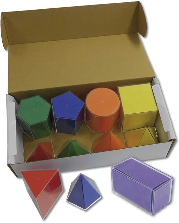 Dėlionė Timetex Geometrinės figūros su išsilankstančiais plotais, 22 dalių (TT93872)
