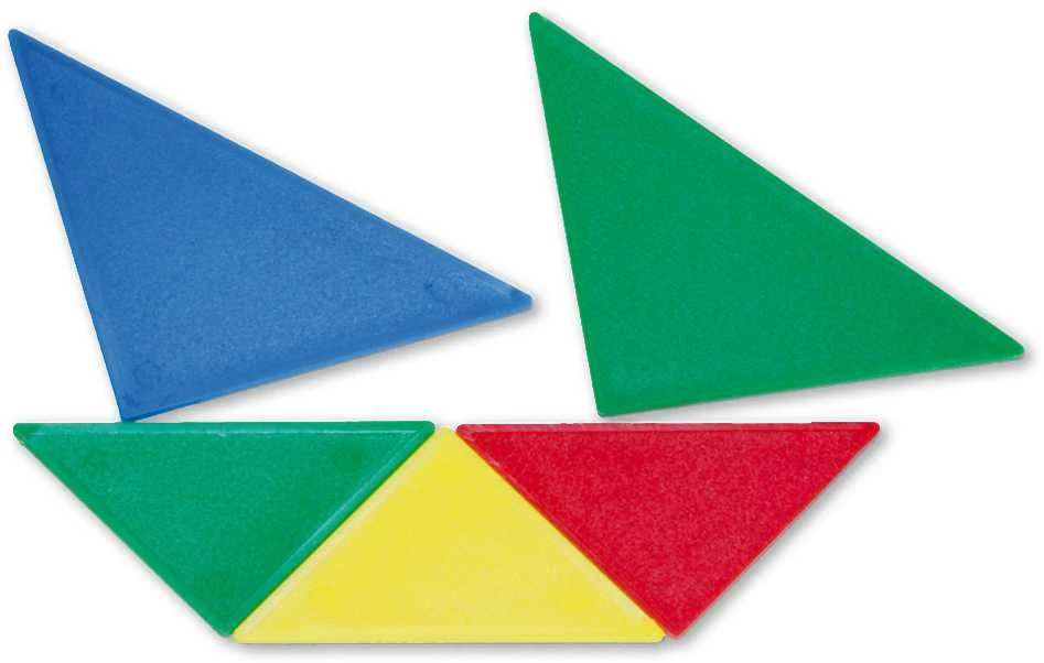 Dėlionė TimeTEX Plastikinis tangram rinkinys dėžutėje, 28 vnt. (TT93870)