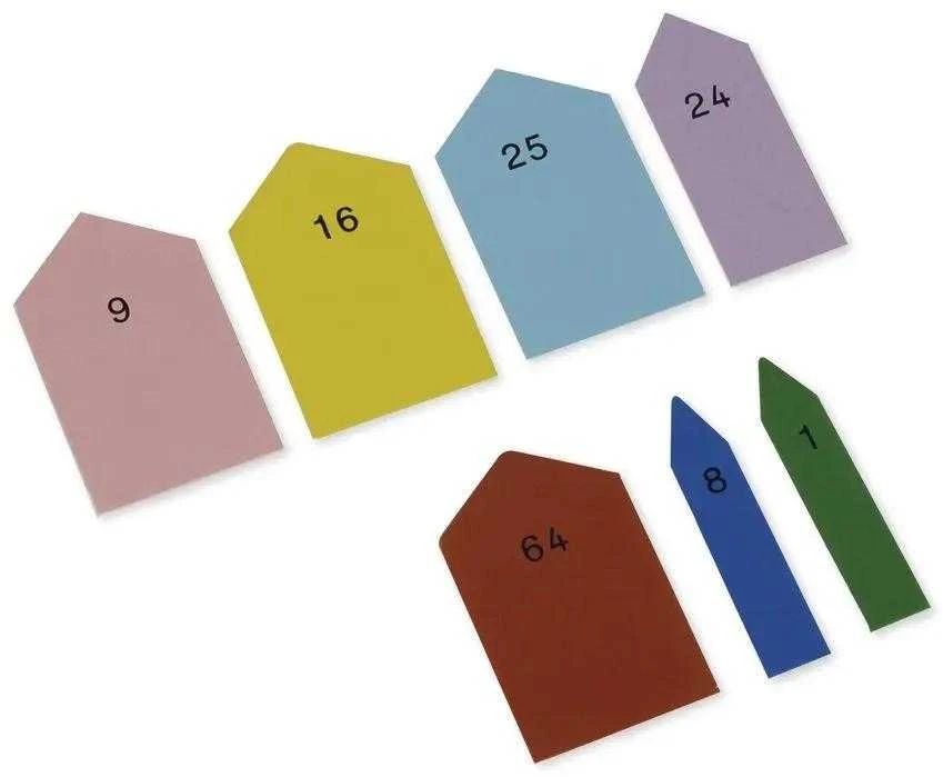 Dėlionė TimeTEX Rodyklės, skirtos Trumpoms karoliukų eilutėms "Montessori Premium" (TT94462)