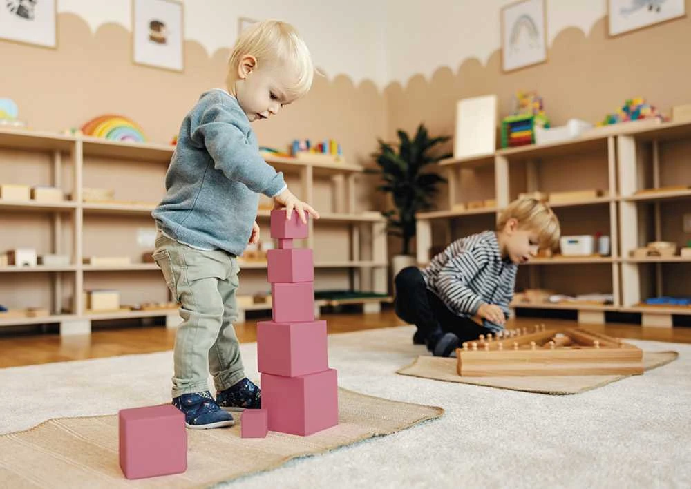 Dėlionė TimeTEX Rožinis bokštas "Montessori Premium" (TT94232)