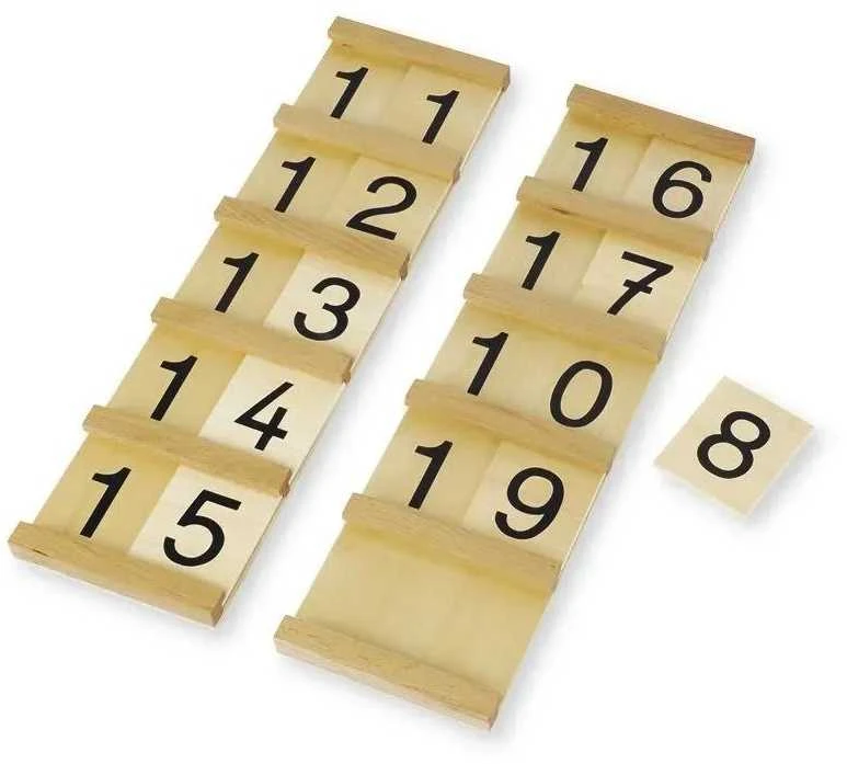 Dėlionė TimeTEX Seguin Lentelės I, 11-19 "Montessori Premium" (TT94423)
