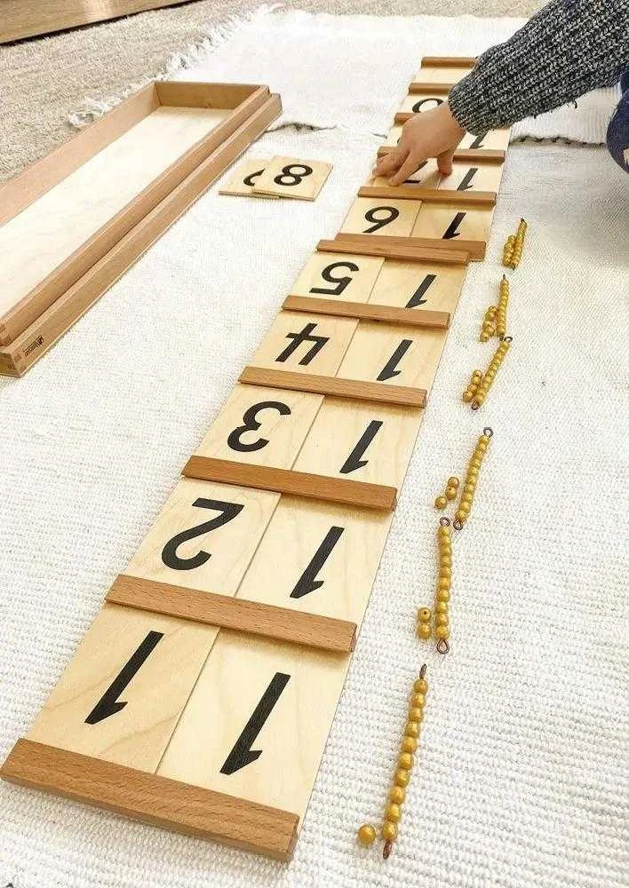 Dėlionė TimeTEX Seguin Lentelės I, 11-19 "Montessori Premium" (TT94423)