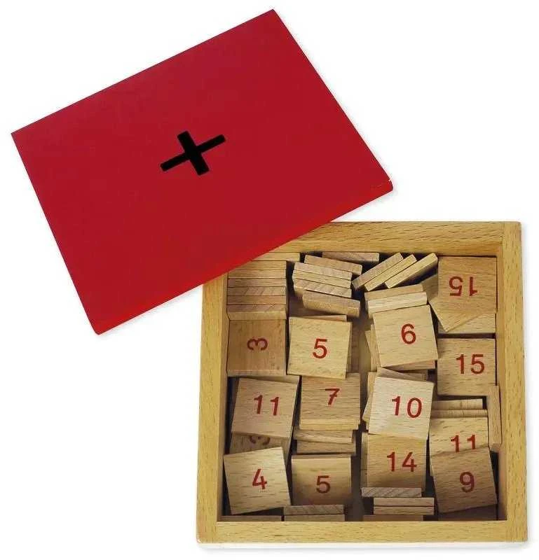 Dėlionė TimeTEX Sudėties užsiėmimų lentelės mediniame rėmelyje "Montessori Premium" (TT94440)