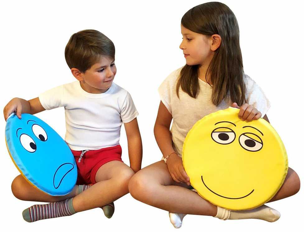 Megaform Pagalvėlių su emocijų veideliais rinkinys, 6 vnt. (M410140)