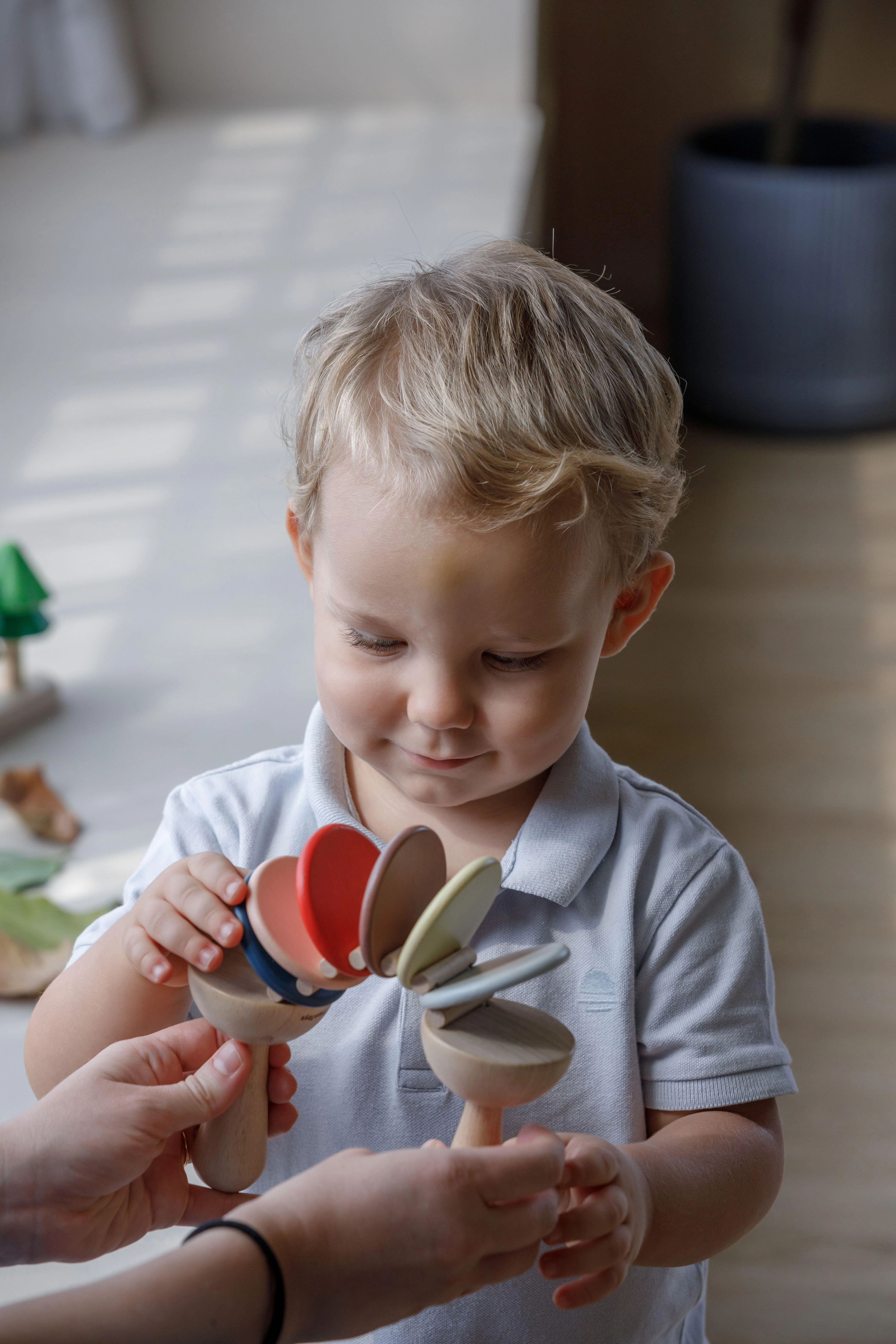 PlanToys lavinamoji priemonė - muzikos instrumentas Trepsėjimas. Stilingas (PT6442)